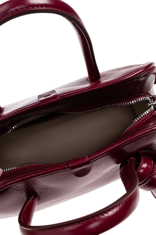 Jacquemus BURGUNDY Handbag 'Le Petit Turismo' 5