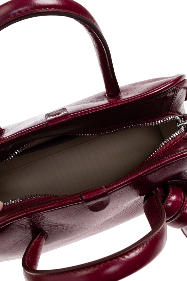 Jacquemus BURGUNDY Handbag 'Le Petit Turismo' 5