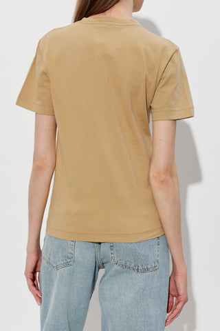 Jacquemus beige T-shirt with logo 4