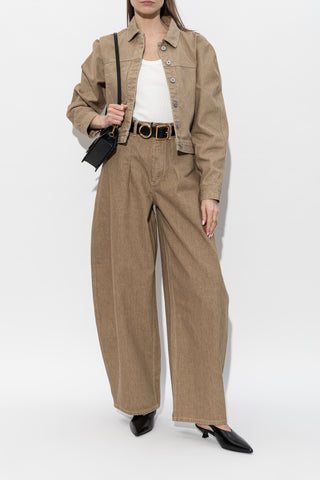 Jacquemus BROWN ‘Ovalo’ jeans 2