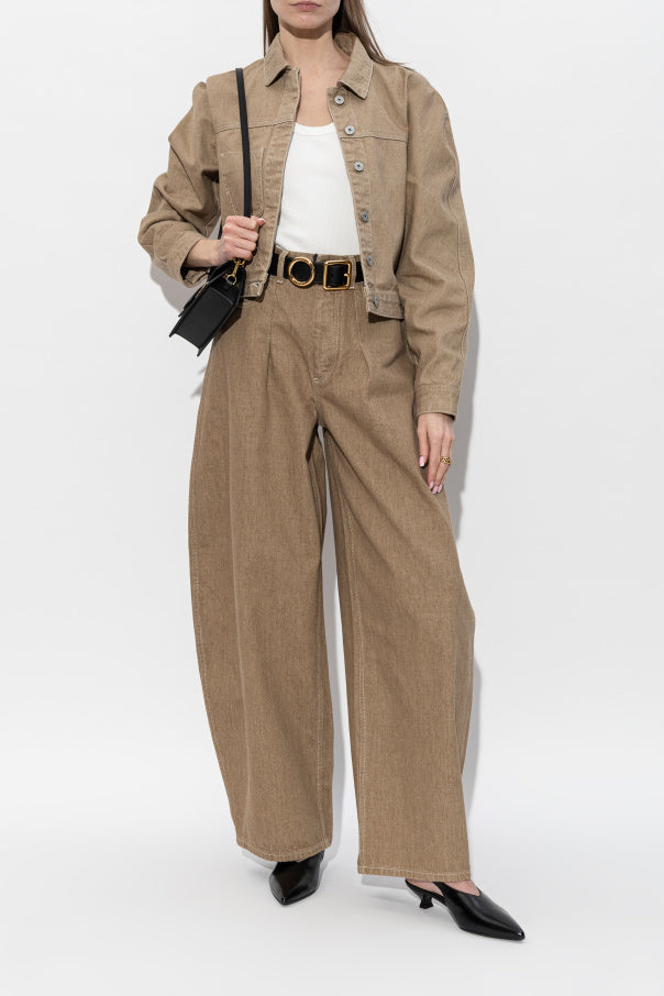 Jacquemus BROWN ‘Ovalo’ jeans 2