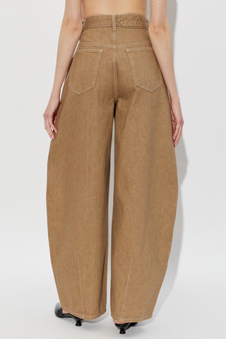 Jacquemus BROWN ‘Ovalo’ jeans 4