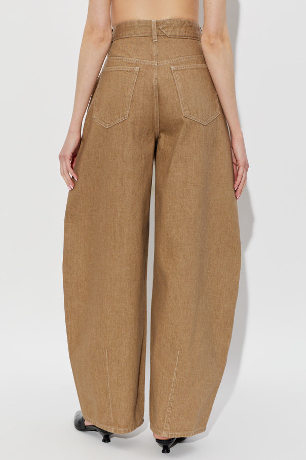 Jacquemus BROWN ‘Ovalo’ jeans 4