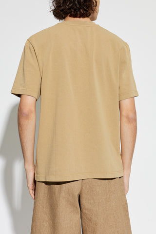 Jacquemus BROWN T-shirt with logo 4