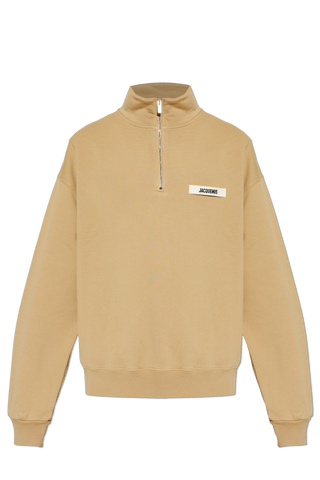 Jacquemus beige Sweatshirt with logo 1