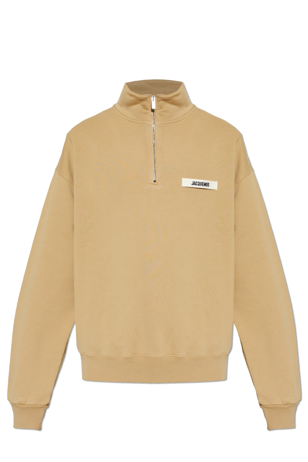 Jacquemus beige Sweatshirt with logo 1
