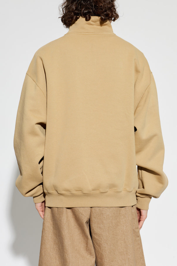 Jacquemus beige Sweatshirt with logo 4