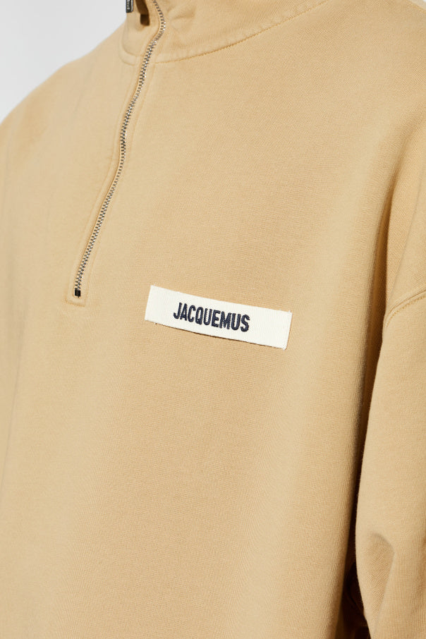 Jacquemus beige Sweatshirt with logo 5