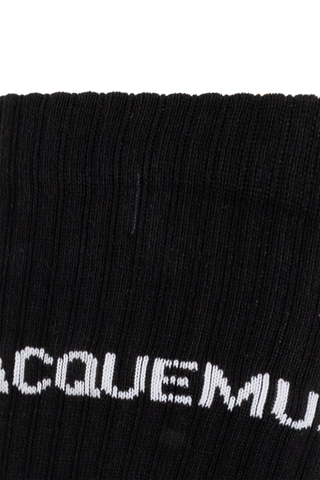 Jacquemus BLACK Socks with logo 2
