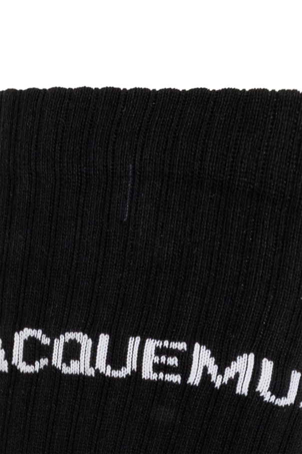 Jacquemus BLACK Socks with logo 2