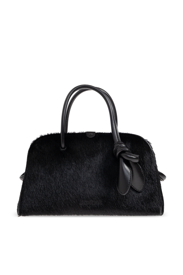 Jacquemus BLACK Handbag `Le Petit Turismo` 1