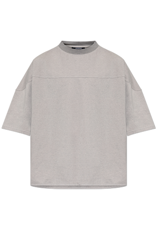 Jacquemus GREY T-shirt with embroidered logo 1