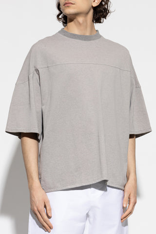 Jacquemus GREY T-shirt with embroidered logo 3