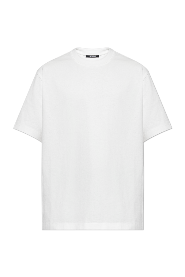 Jacquemus WHITE T-shirt with embroidered logo on the back 1