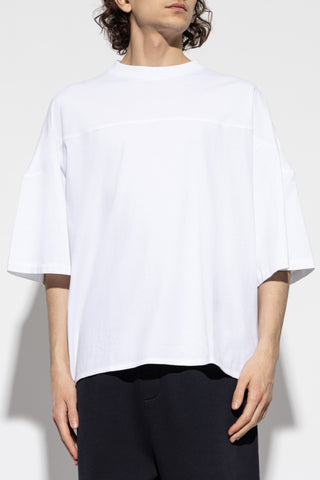 Jacquemus WHITE T-shirt with embroidered logo 3