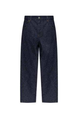 Jacquemus NAVY BLUE Jeans with 'vintage' effect 1