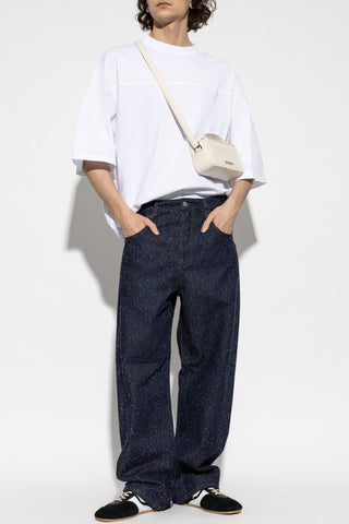 Jacquemus NAVY BLUE Jeans with 'vintage' effect 2