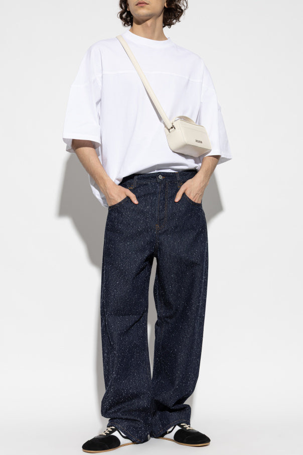 Jacquemus NAVY BLUE Jeans with 'vintage' effect 2