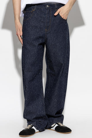 Jacquemus NAVY BLUE Jeans with 'vintage' effect 3
