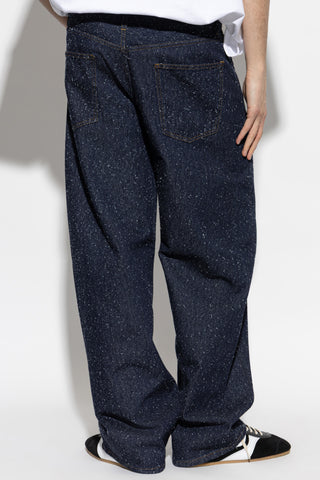 Jacquemus NAVY BLUE Jeans with 'vintage' effect 4