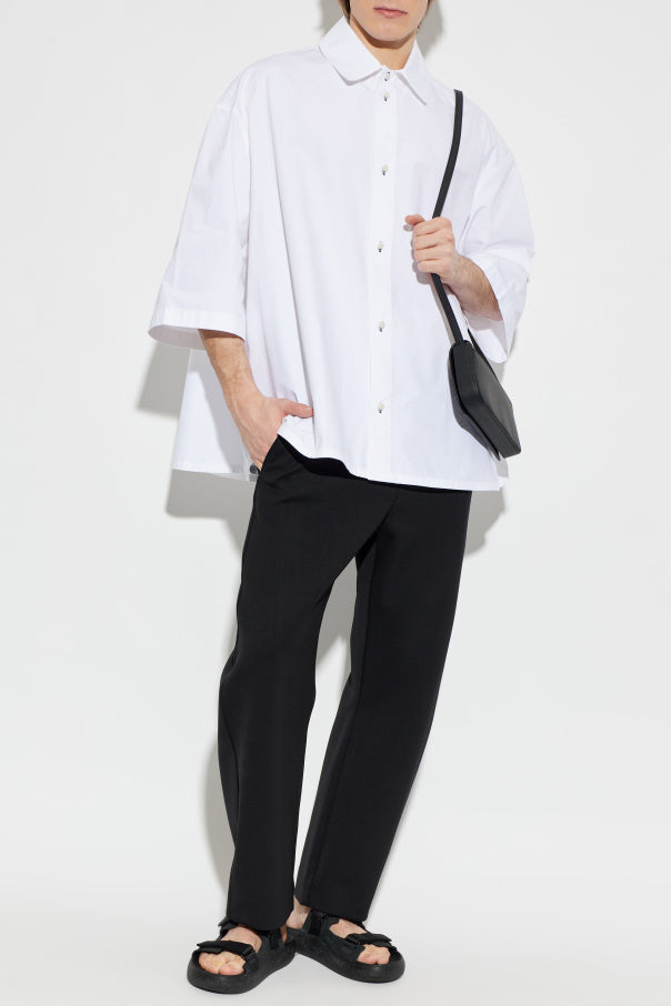 Jacquemus BLACK Trousers with wool blend 2