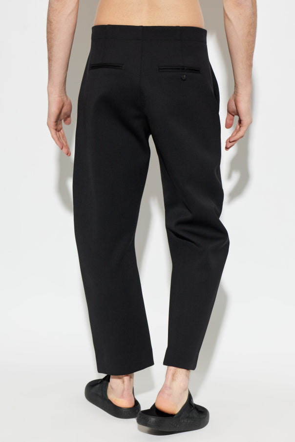 Jacquemus BLACK Trousers with wool blend 4