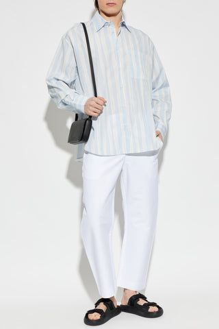 Jacquemus WHITE Straight-leg trousers 2