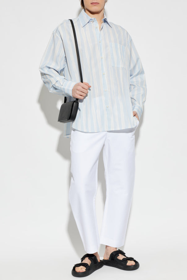 Jacquemus WHITE Straight-leg trousers 2