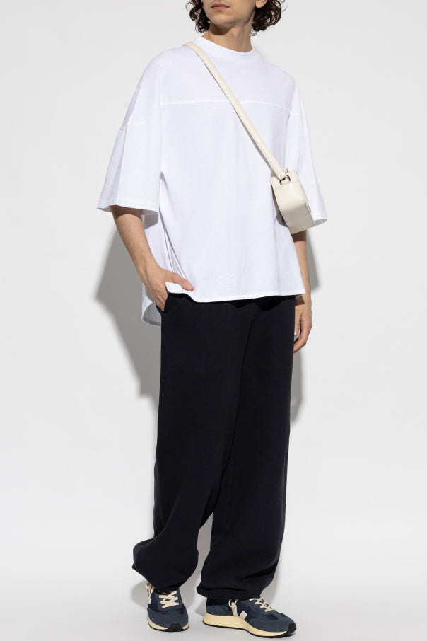 Jacquemus BLACK Sweatpants with patch 2
