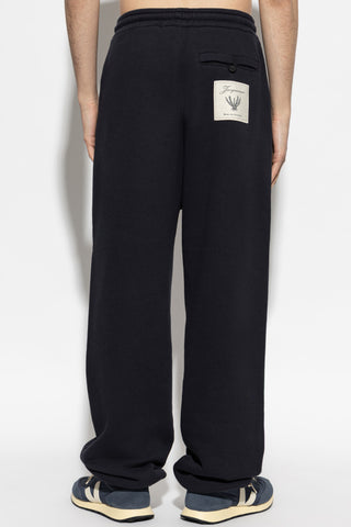 Jacquemus BLACK Sweatpants with patch 4