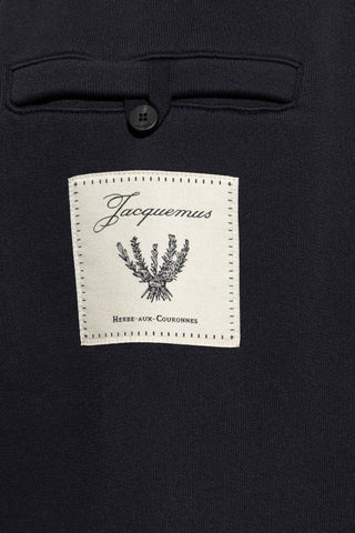 Jacquemus BLACK Sweatpants with patch 5