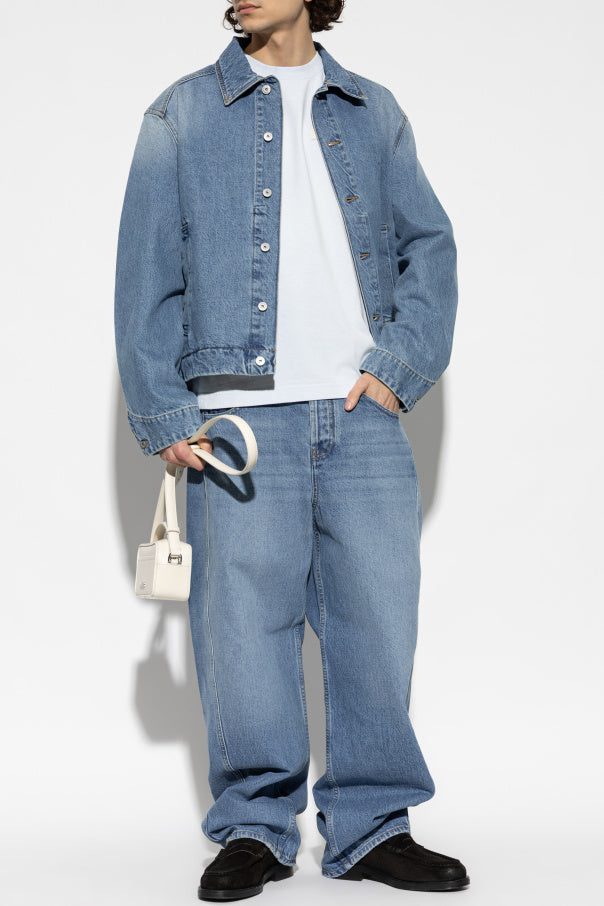 Jacquemus BLUE High-waisted jeans 2
