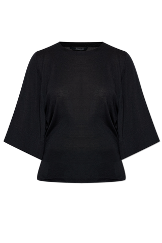 Jacquemus BLACK Top with embroidered logo 1