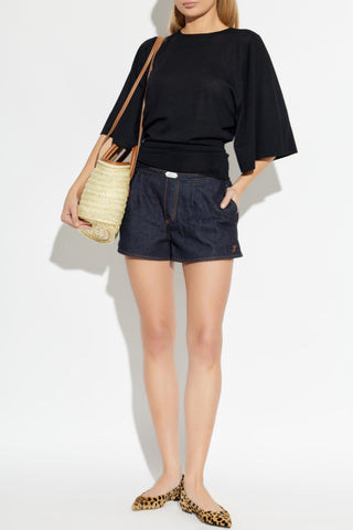 Jacquemus BLACK Top with embroidered logo 2