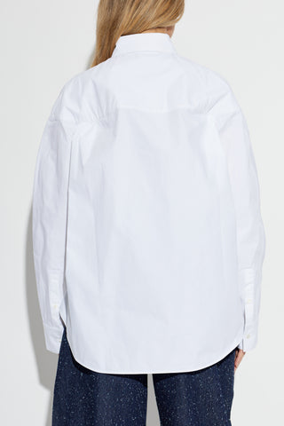 Jacquemus WHITE Shirt with decorative pleats 4