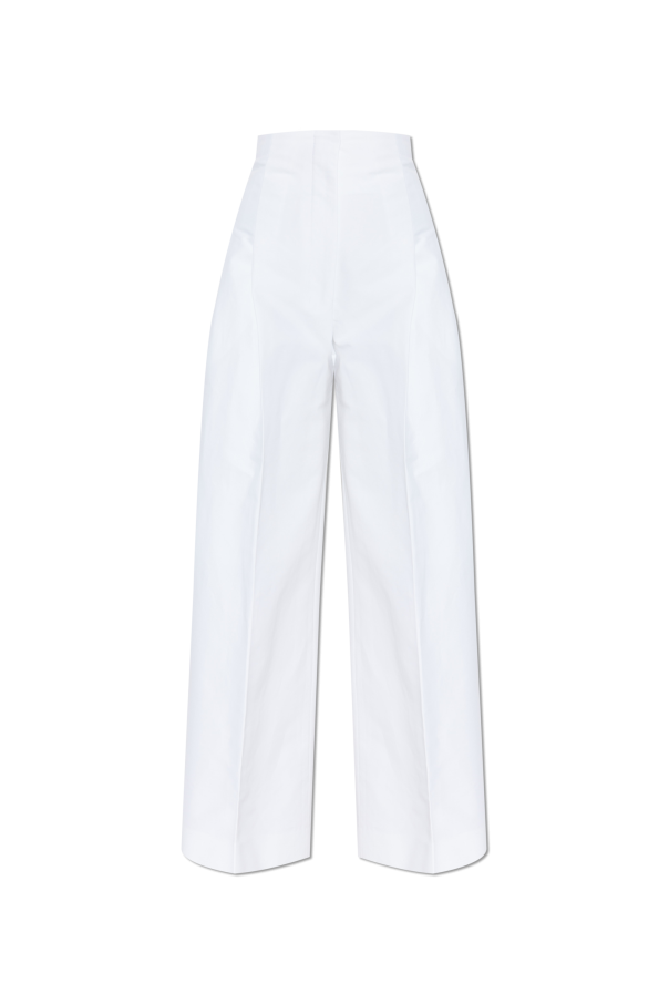 Jacquemus WHITE Wide-leg trousers 1
