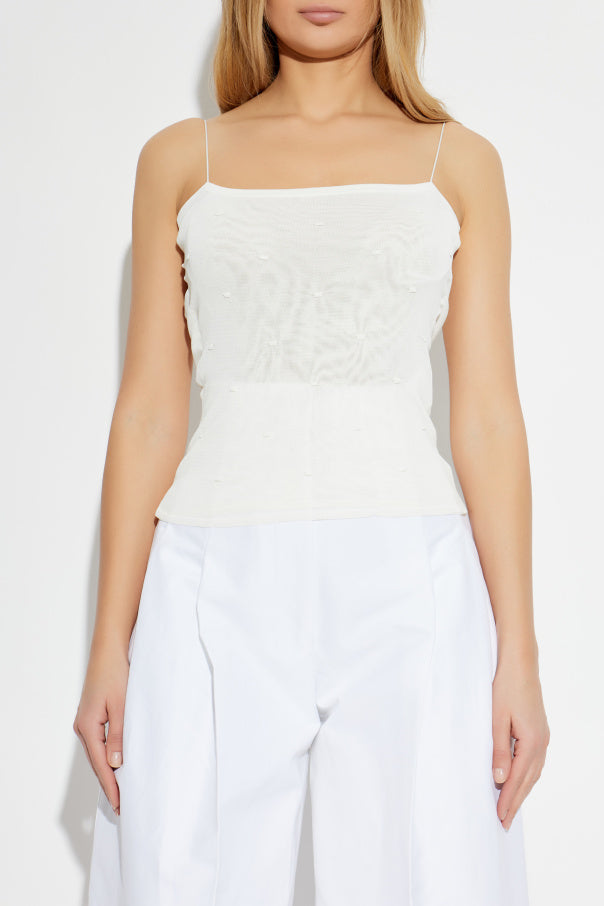 Jacquemus WHITE Strappy top 3