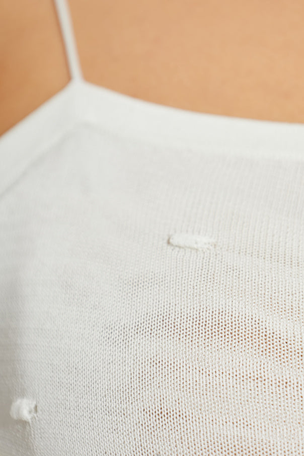 Jacquemus WHITE Strappy top 5