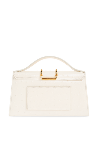 Jacquemus cream Grand Bambino` handbag 3