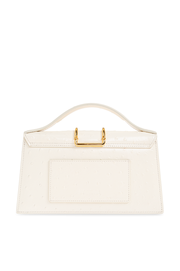 Jacquemus cream Grand Bambino` handbag 3