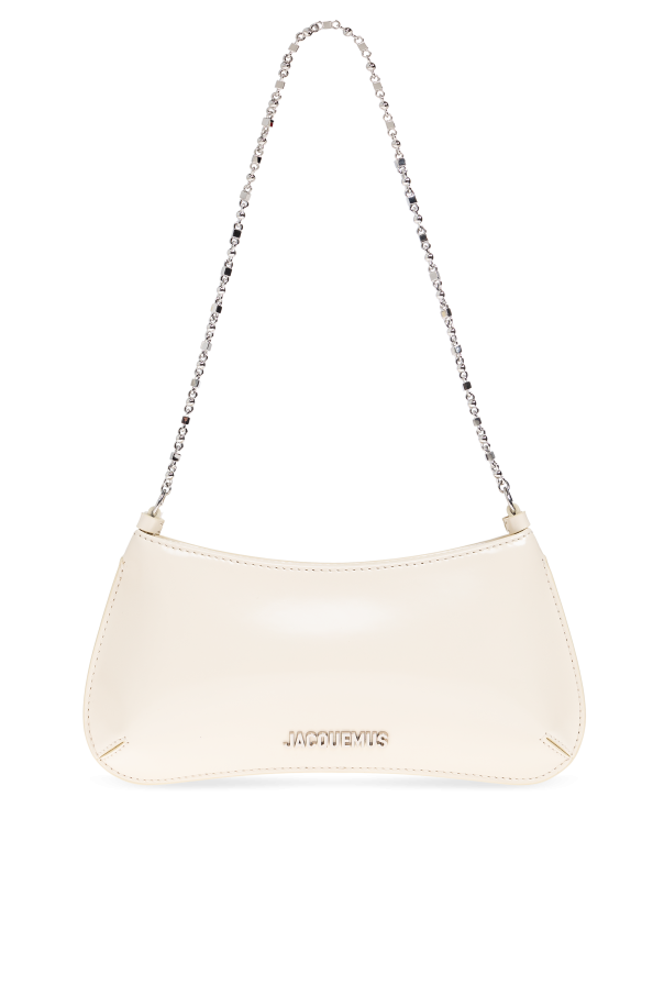 Jacquemus cream Shoulder bag `Small Bisou` 1