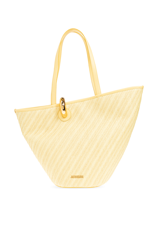 Jacquemus YELLOW "Bambola" shopper bag 1