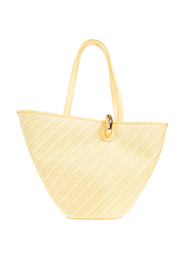 Jacquemus YELLOW "Bambola" shopper bag 3