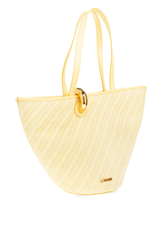 Jacquemus YELLOW "Bambola" shopper bag 4