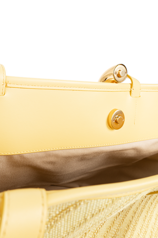 Jacquemus YELLOW "Bambola" shopper bag 5