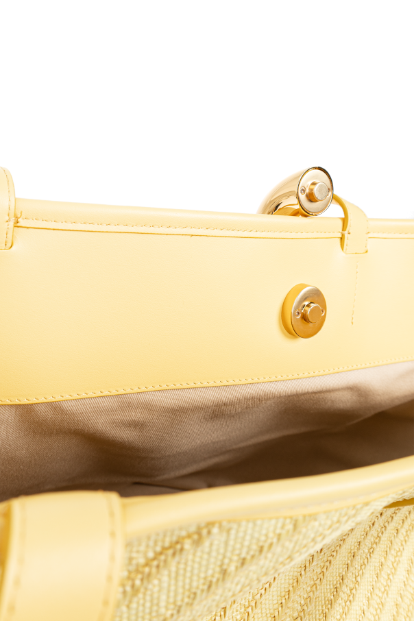 Jacquemus YELLOW "Bambola" shopper bag 5