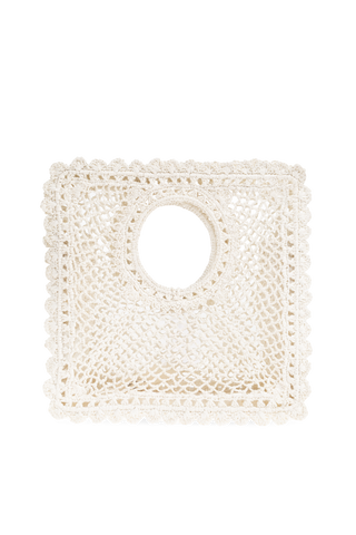 Jacquemus WHITE 'Spiaggia Small' handheld bag 3