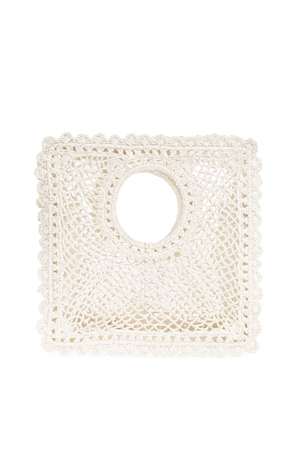 Jacquemus WHITE 'Spiaggia Small' handheld bag 3