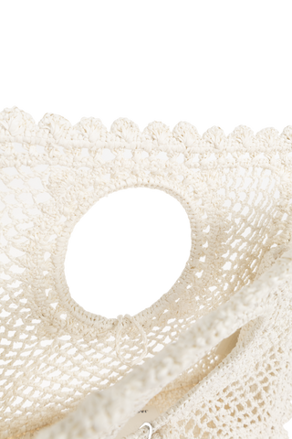 Jacquemus WHITE 'Spiaggia Small' handheld bag 5