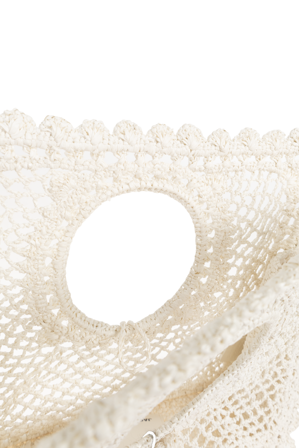 Jacquemus WHITE 'Spiaggia Small' handheld bag 5